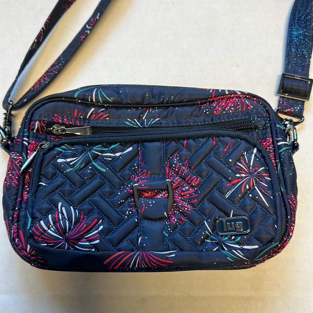 Lug Firework Print Bag View 2